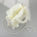 Pearl Box Top Handle Crossbody Bag