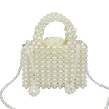 Pearl Box Top Handle Crossbody Bag