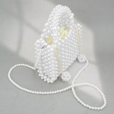 Pearl Box Top Handle Crossbody Bag