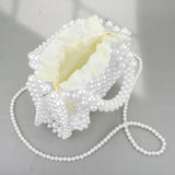 Pearl Box Top Handle Crossbody Bag