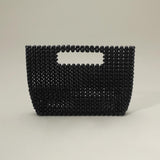 Pearl Beaded Open Top Handbag
