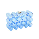 Bubble Celluloid Acetate Transparent Box Clutch Crossbody Bag