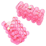 Bubble Celluloid Acetate Transparent Box Clutch Crossbody Bag