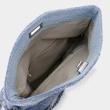Quilted Denim Shoulder Bag