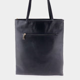 Fleur de Lis Accented Sequin Shoulder Bag