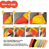 Foldable Triangle Shoulder Bag