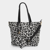 Leopard Weekend Tote Bag With Pouch