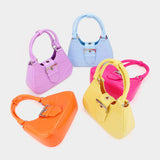 Buckle Pointed Jelly Shoulder Bag / Hand Bag