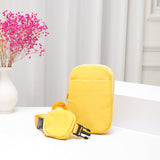 Women's Solid Nylon Sling Bag Crossbody