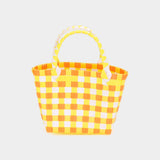 Basket Weave Mini Micro Tote Bag