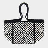 Geometric Patterned Tote Bag