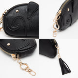 Elephant Tassel Keychain Mini Bag