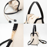 Mini Canvas Bucket Bag / Crossbody Bag