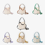Mini Canvas Bucket Bag / Crossbody Bag