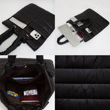 Soft Padded Quilted Tote Bag