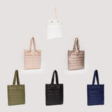 Soft Padded Quilted Tote Bag