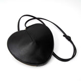 Faux Leather Heart Shaped Crossbody Bag