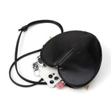 Faux Leather Heart Shaped Crossbody Bag