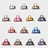 Transparent Structured Top Handle Handbag / Crossbody Bag