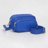 Faux Pebbled Leather Structured Crossbody Bag