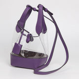 Transparent Bucket Shoulder Bag Crossbody Bag