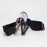 Transparent Rectangle Flap Crossbody Bag