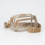 Transparent Rectangular Crossbody Bag