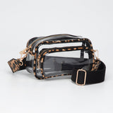 Transparent Rectangular Crossbody Bag