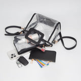 Transparent 3-piece Crossbody Handbag Set