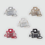 Transparent 3-piece Crossbody Handbag Set