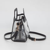 Transparent 3-piece Crossbody Handbag Set
