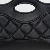 Smooth Faux Leather Mini Quilted Handbag Crossbody Bag