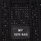 Rhinestone Studded Mini Top Handle Crossbody Bag