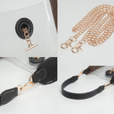 Transparent Faux Leather Chain Shoulder Mini Crossbody Bag
