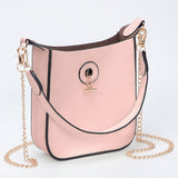 Faux Leather Chain Shoulder Mini Crossbody Bag