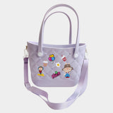 Trendy Silicone Personalized Charm Handbag / Crossbody Bag