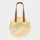 Hola, Verano Weaving Round Jute Shoulder Bag
