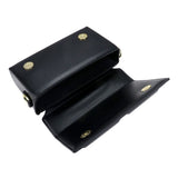 Faux Leather Box Crossbody Bag