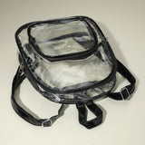 Front Pocket Transparent Backpack Bag