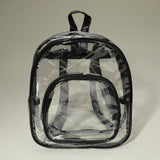 Front Pocket Transparent Backpack Bag