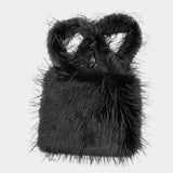Furry Faux Fur Tote Bag