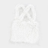 Furry Faux Fur Tote Bag