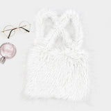 Furry Faux Fur Tote Bag