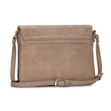 Faux Leather Envelope Crossbody Bag