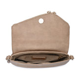Faux Leather Envelope Crossbody Bag