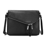 Faux Leather Envelope Crossbody Bag