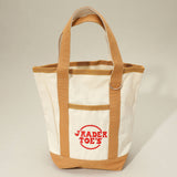 Jrader Toes Message Embroidered Small Multi Purpose Canvas Tote Bag