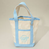 Jrader Toes Message Embroidered Small Multi Purpose Canvas Tote Bag