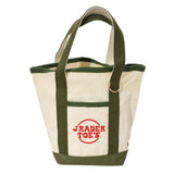 Jrader Toes Message Embroidered Small Multi Purpose Canvas Tote Bag