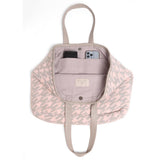 Houndstooth Patterned Tote Bag